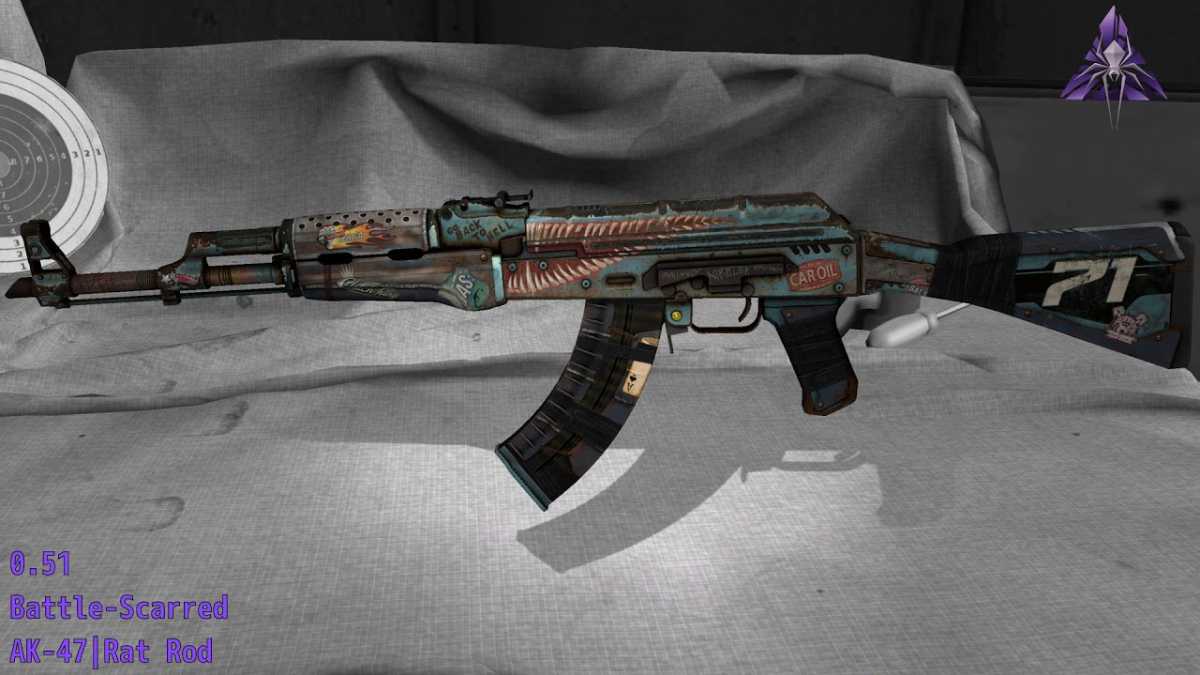 Najlepsze skiny CS2 AK-47 Rat Rod cena