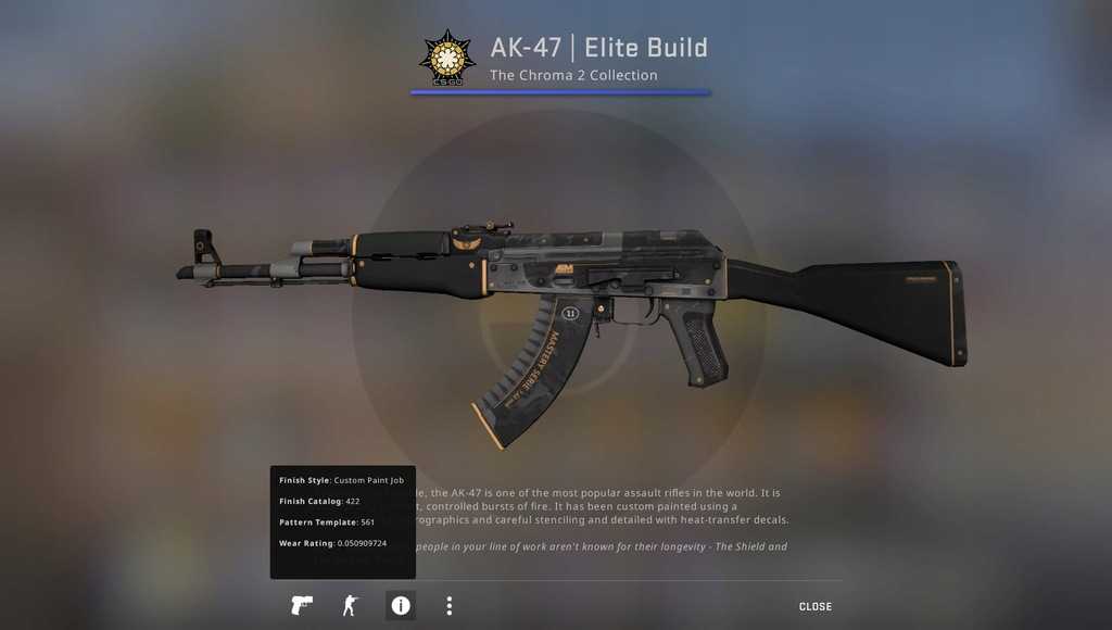 AK-47 Elite Build skórki w CS