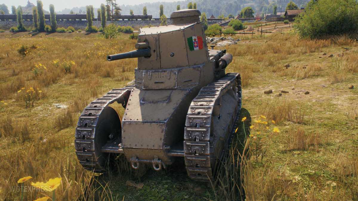 World of Tanks Fiat 3000 czołg Włochy