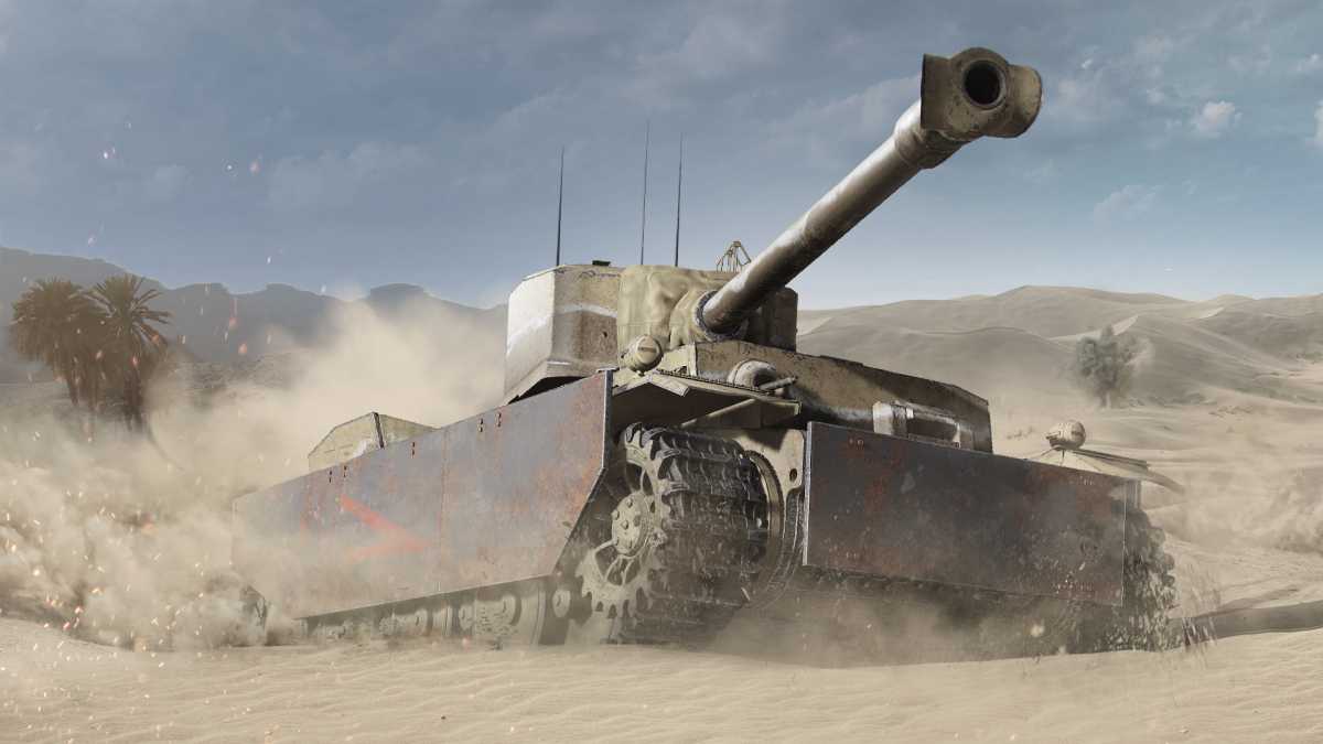 World of Tanks Mercenaries czołg Long Reach