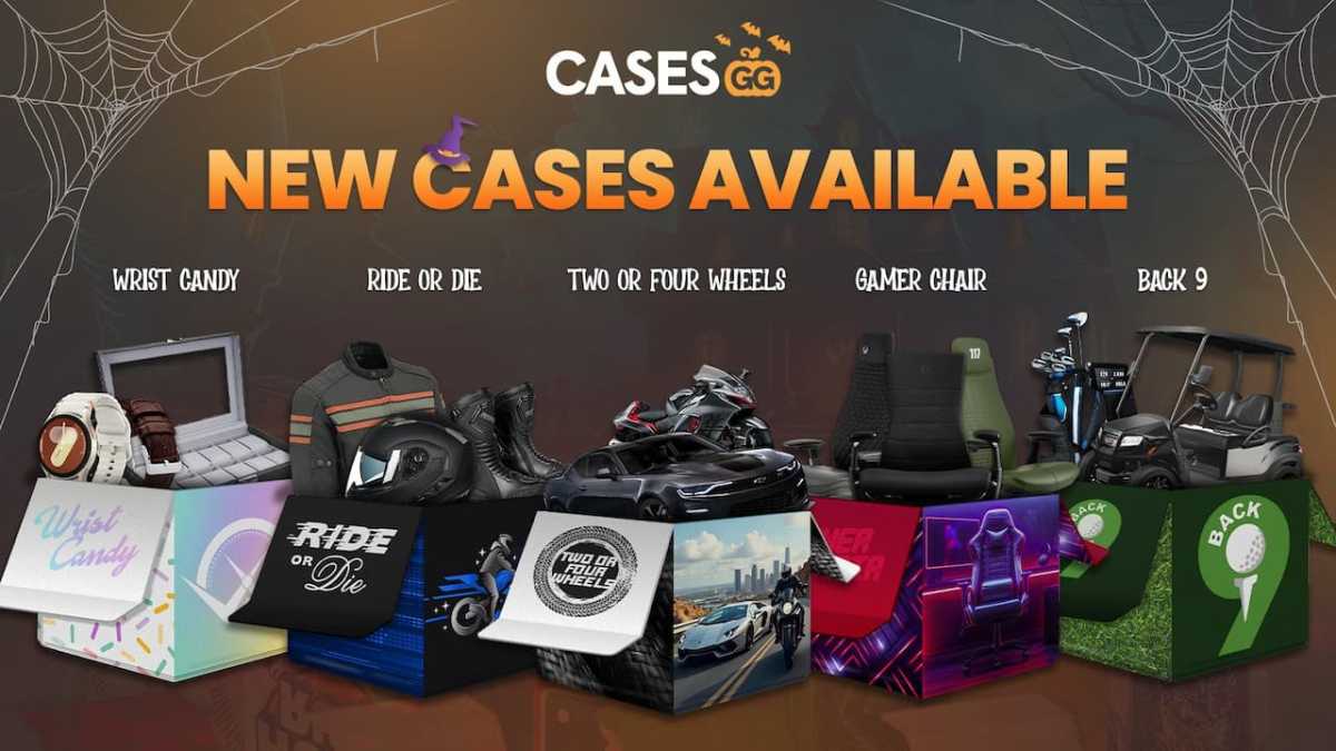 Cases GG mystery loot box dla graczy