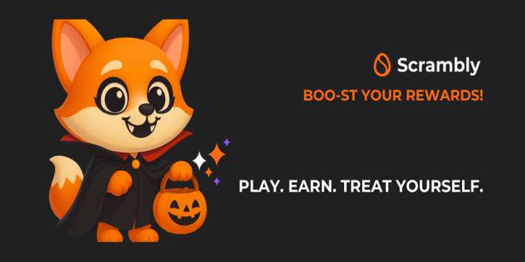 Scrambly.io graj i zarabiaj Play-to-earn