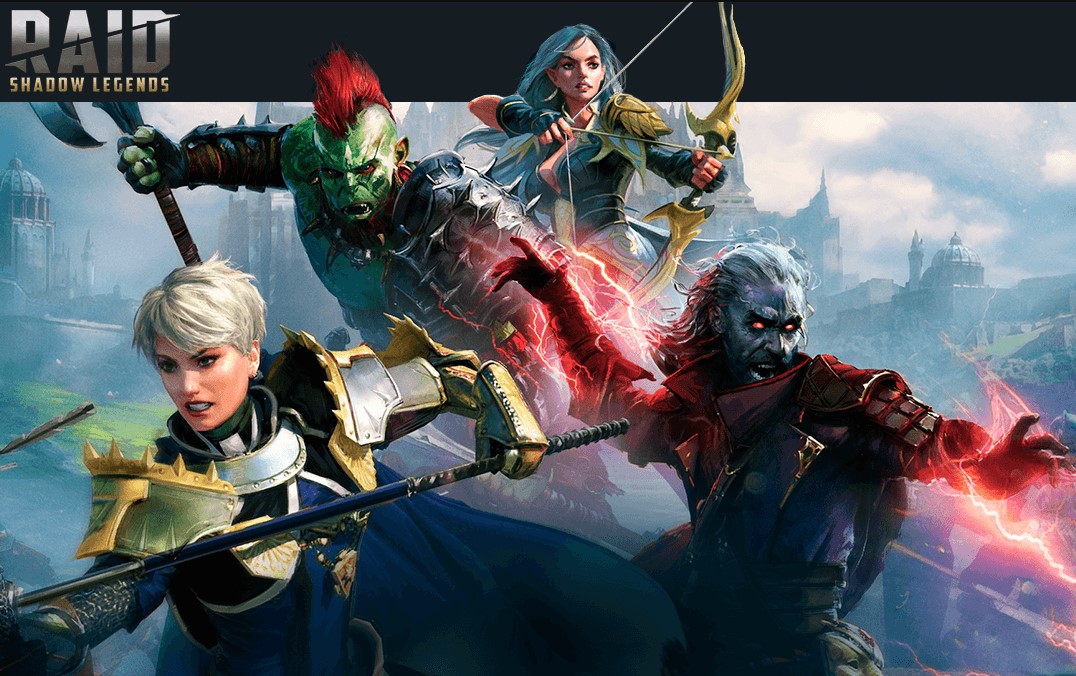 Gracze współpracujący w klanie Raid: Shadow Legends