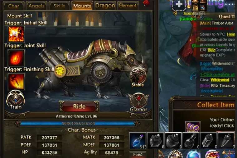 League of Angels III wierzchowcy skiny cena allegro