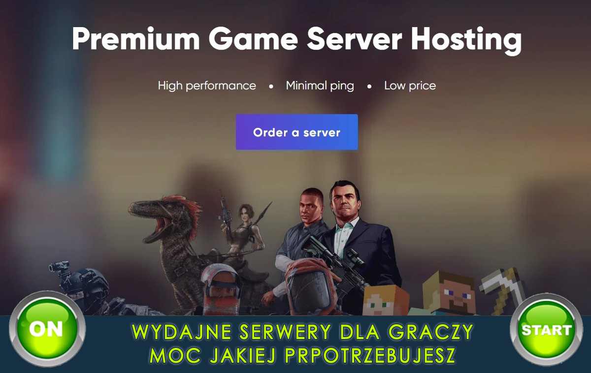 Serwery gamingowe oparte na najnowszym sprzęcie