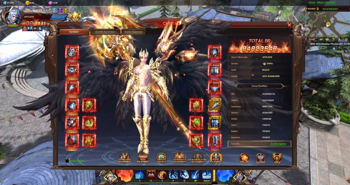 League of Angels 4 Heaven's Fury gra idle fantasy MMORPG za darmo