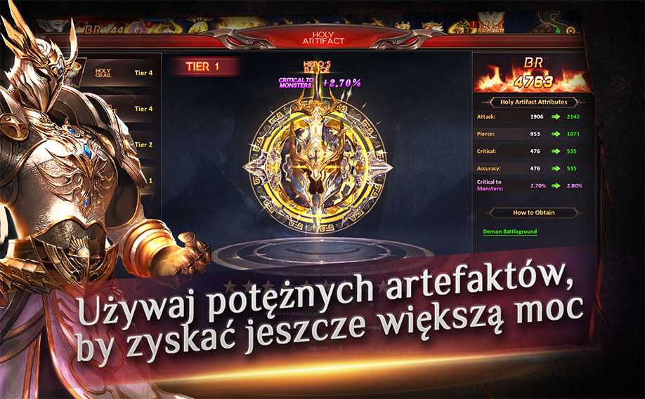 League of Angels 4 Heaven's Fury ulepszenie ekwipunku solucja pl