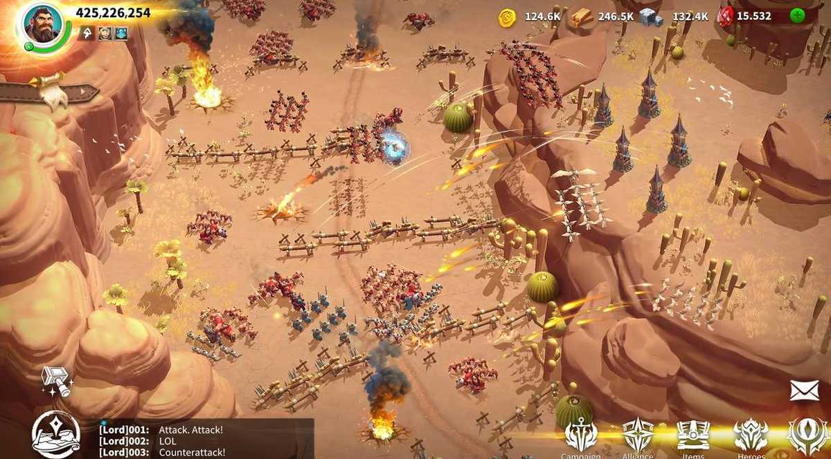 Call of Dragons fantasy strategia online za darmo