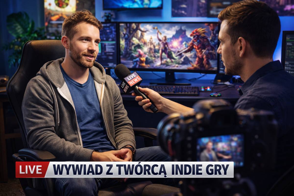 Wywiad z twórcą gry indie reklama