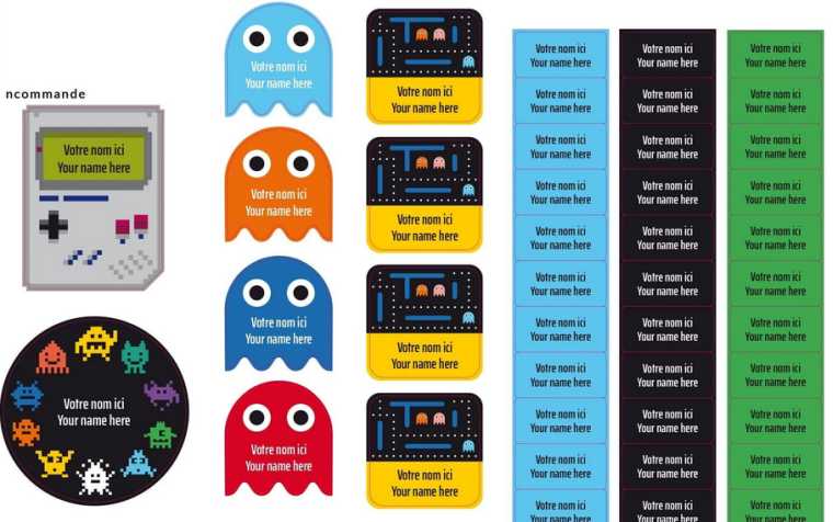 Etykieta samoprzylepna merch gamingowy Allegro