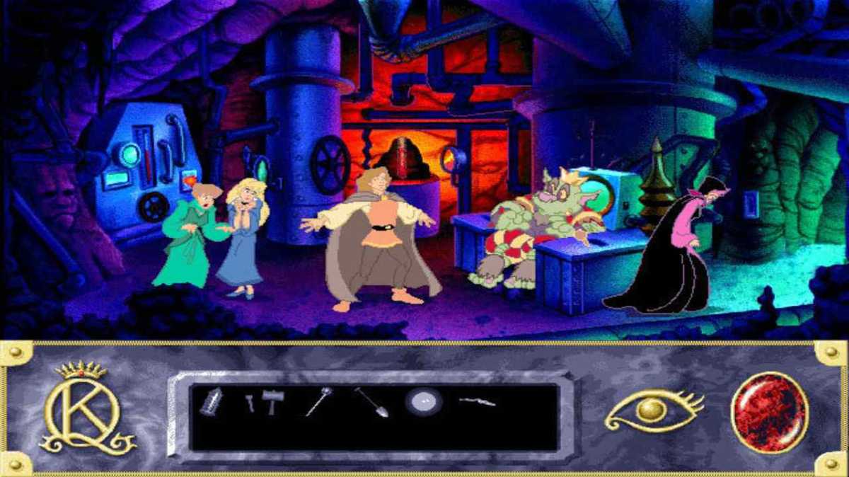 King Quest interaktywne retro gry RPG