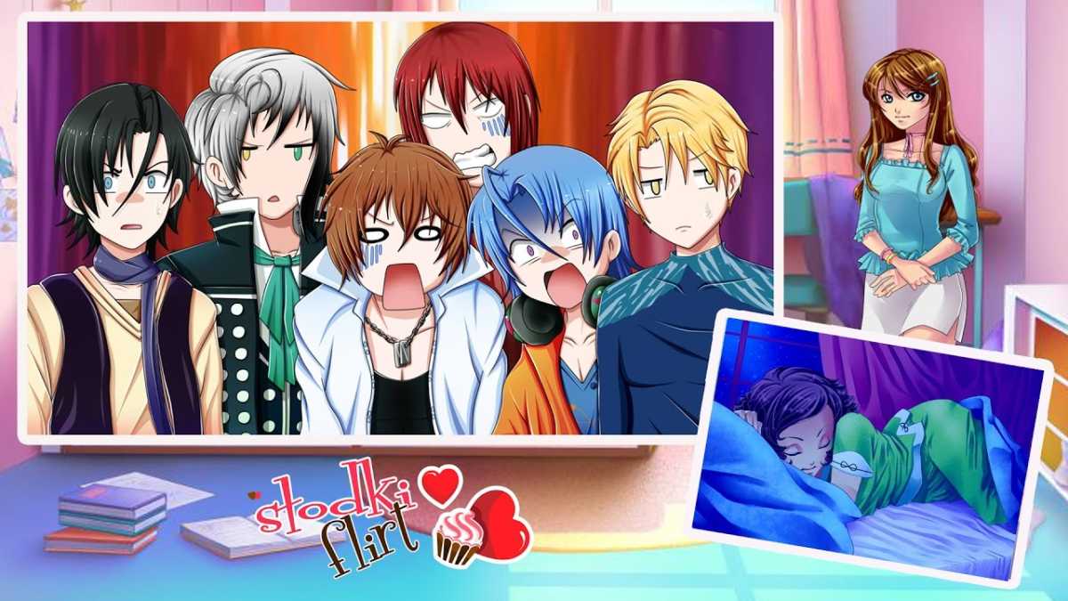 Słodki Flirt gry manga randki harem online