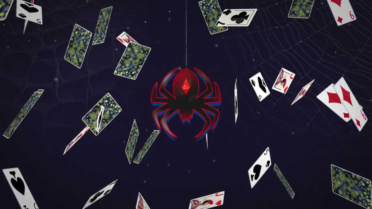 Spider Solitaire karciane gry pasjans dla każdego online