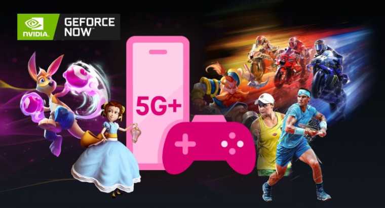 Internet mobilny 5G cloud gaming GeForce Now
