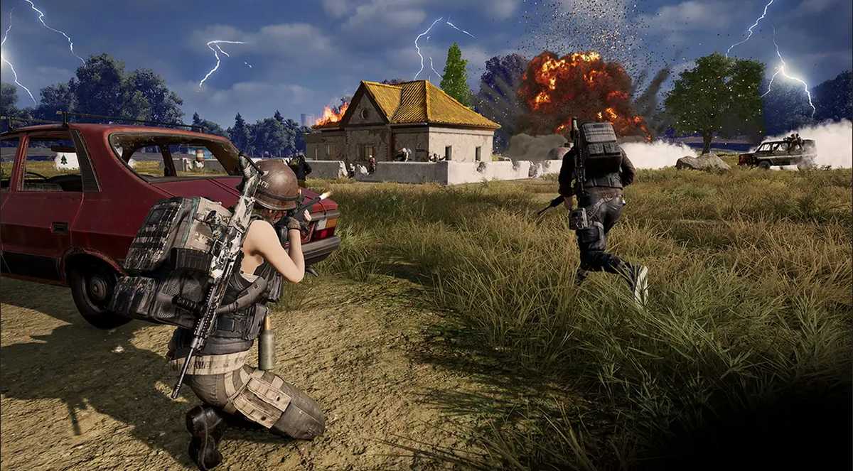 PUBG gra battle royale MMOFPS online