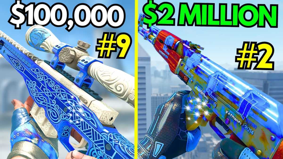 Najdroższe skiny na broń z CS2