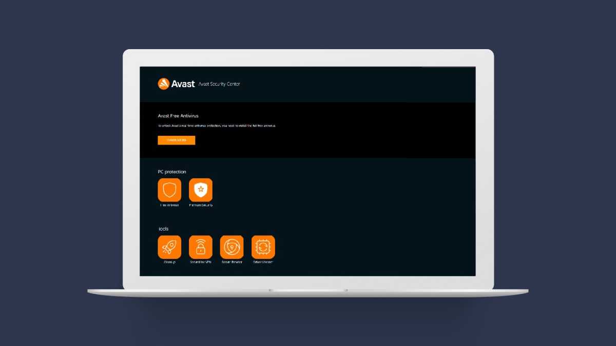Avast Antywirus stan ochrony online po polsku