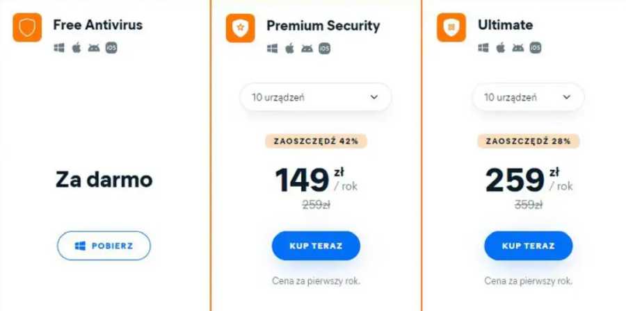 Avast Antivirus ustawienia firewall