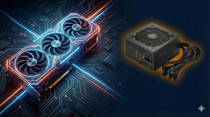 Pobór energii i zasilanie Karty graficznej Radeon RX