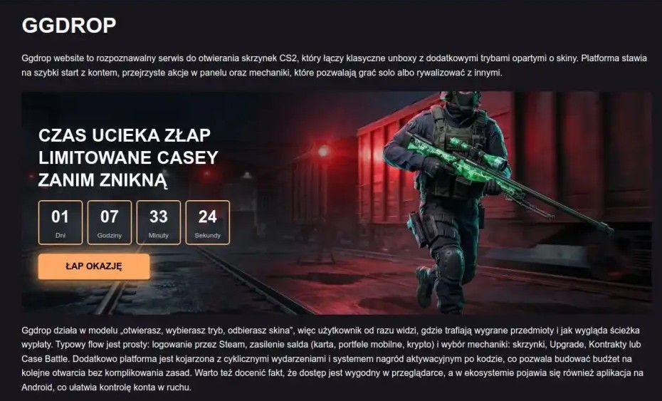 Jak Działa Otwieranie Skrzynek CS2 Na Ggdrop